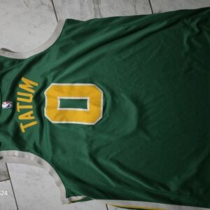 Green and Yellow Basketball Jersey